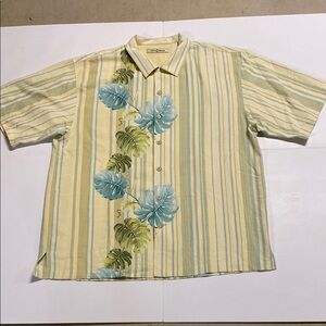Tommy Bahama Men's Short Sleeve Size Xl Tropical Print Shirt